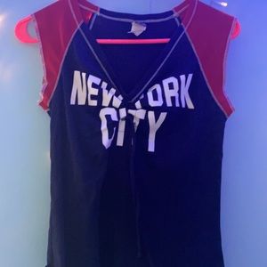 cute low cut New York City tank Top